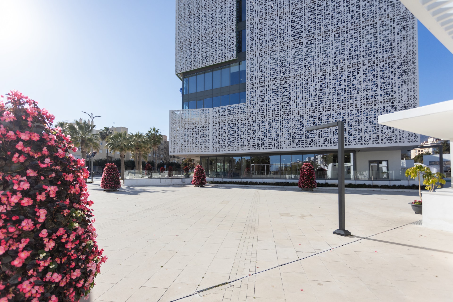 Vista del nuevo Ayuntamiento de Estepona