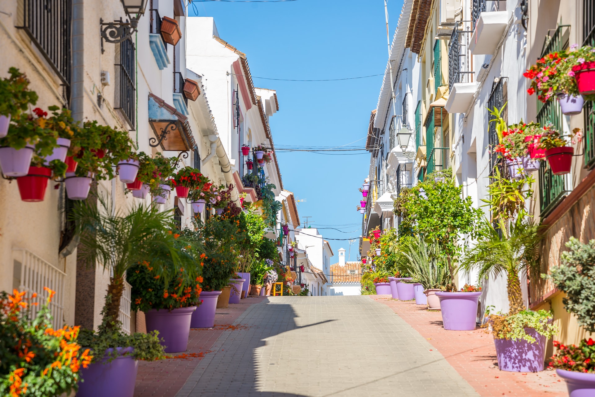 Vista de una de las calles de Estepona